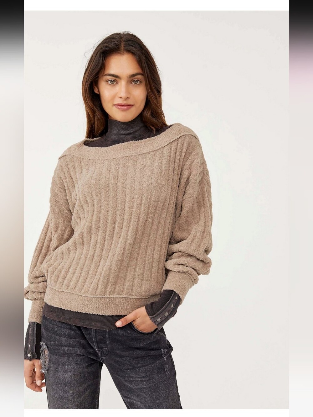 Free People Womens Cabin Fever  Pullover